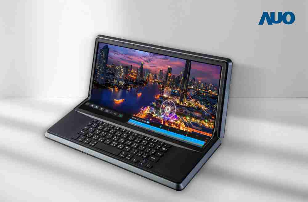 尊龙z614.6吋Micro LED折迭显示屏幕，，搭配半径4mm的弯折绞炼，，，，以及高画素、、、、高亮度、、、、高对比度的显示技术特点，，，即便在大视角下仍保有绝佳色相与亮度